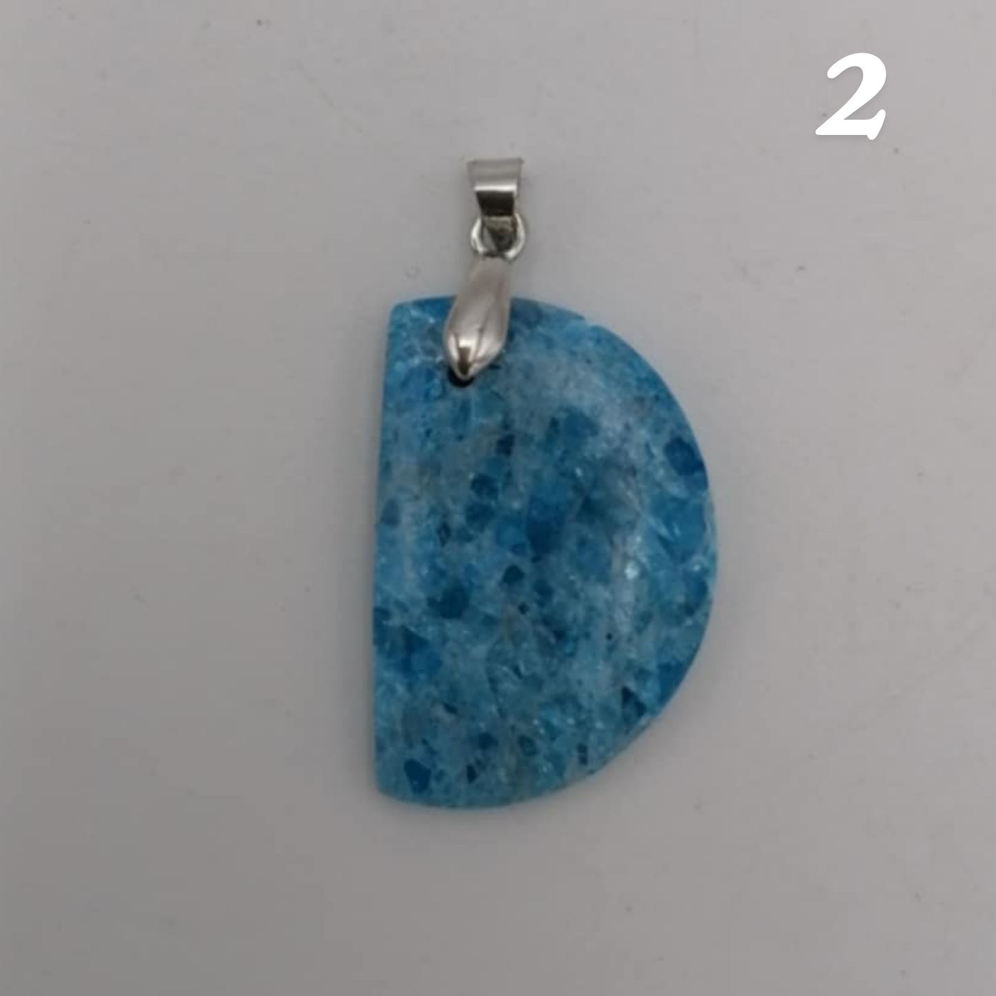 Pendentif - APATITE BLEU