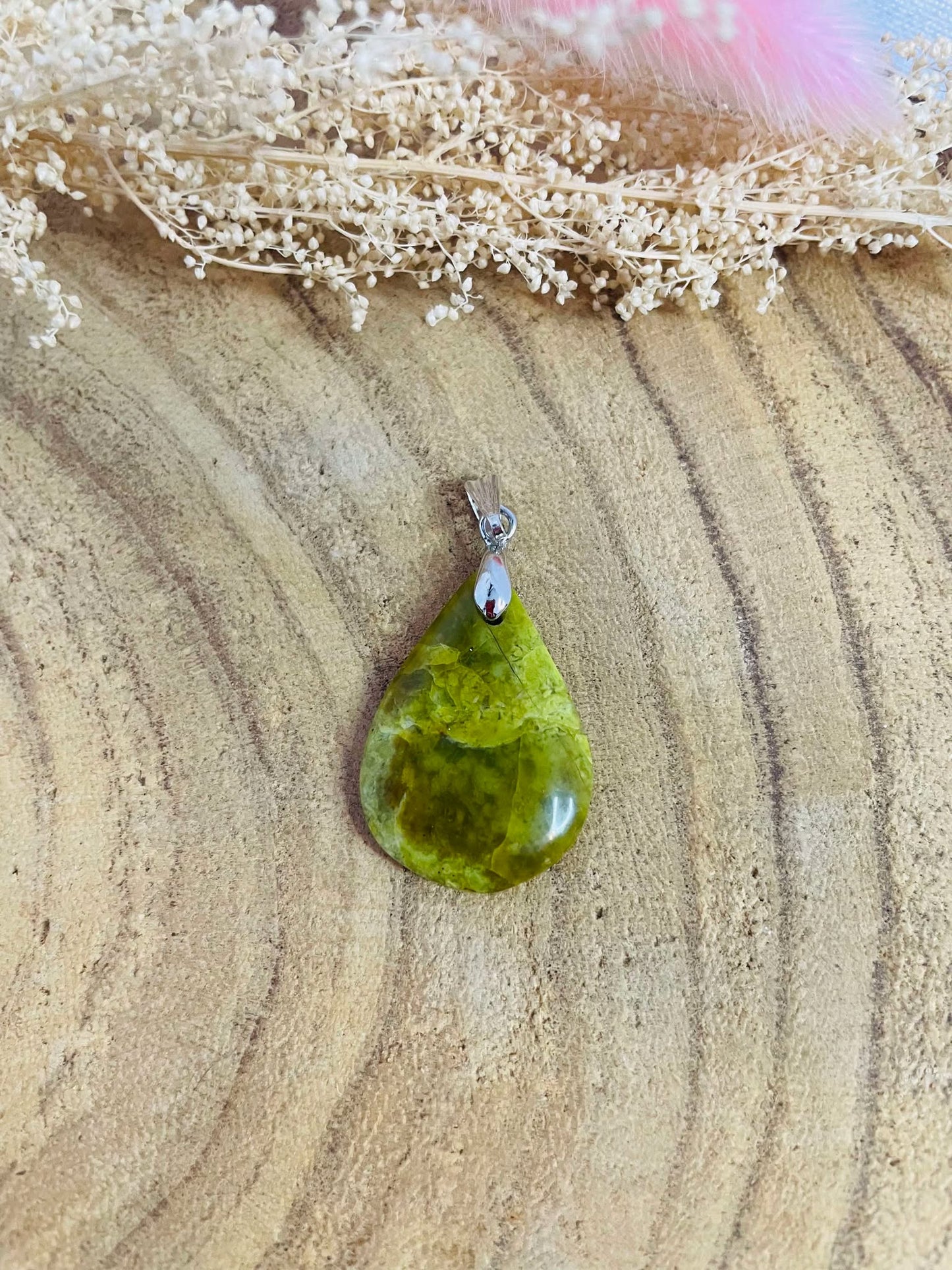 PENDENTIFS OPALE VERT