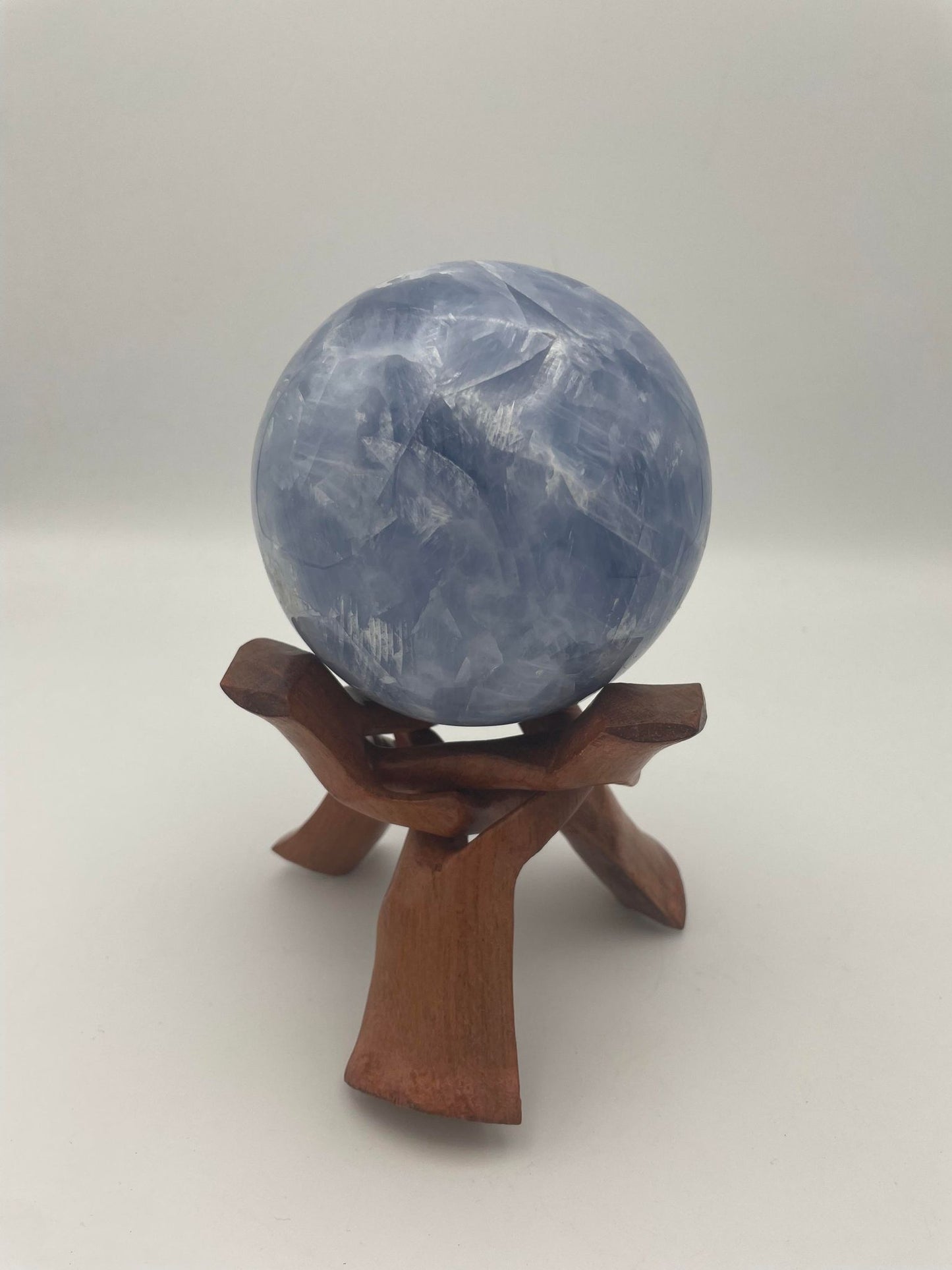 Sphère en CALCITE BLEUE