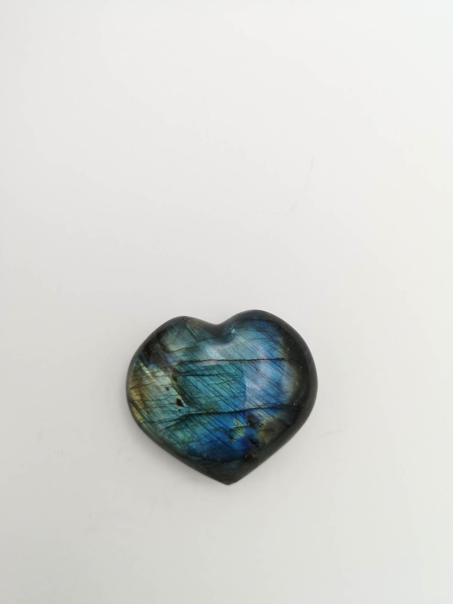 GALET COEUR LABRADORITE