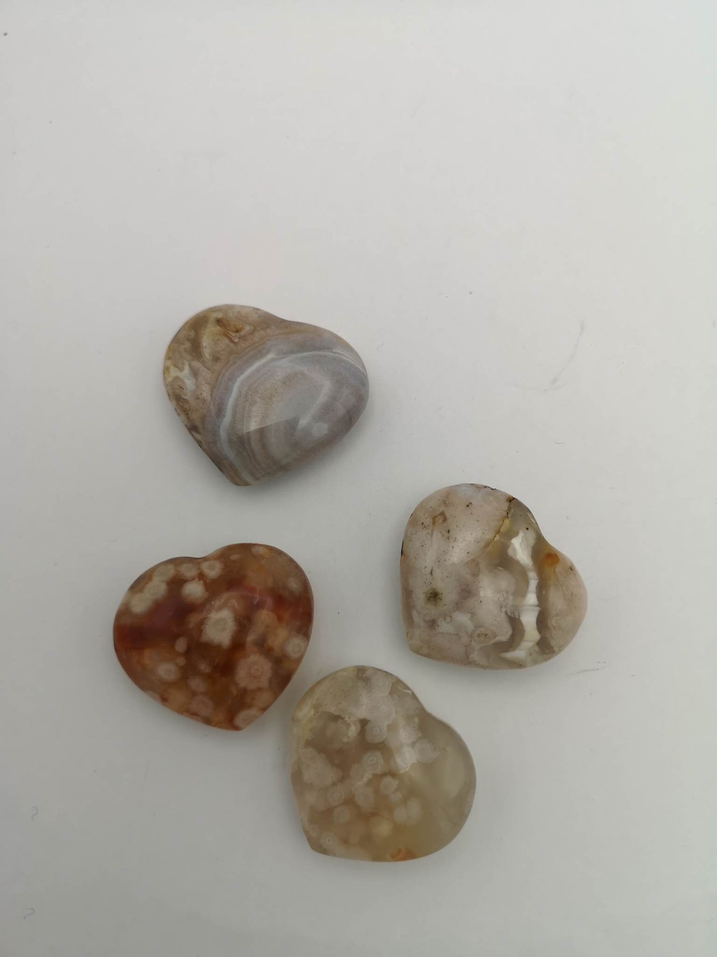 COEUR AGATE FLEURS