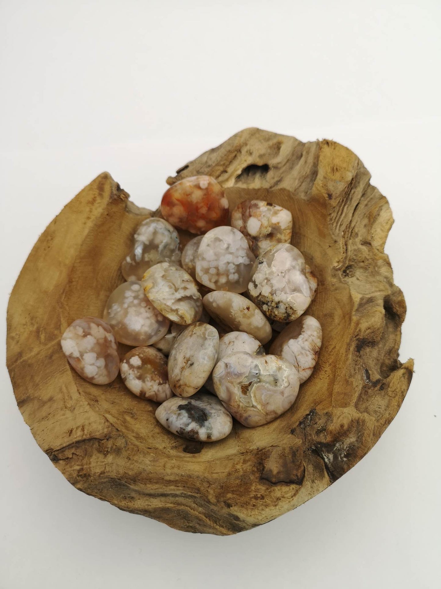COEUR AGATE FLEURS