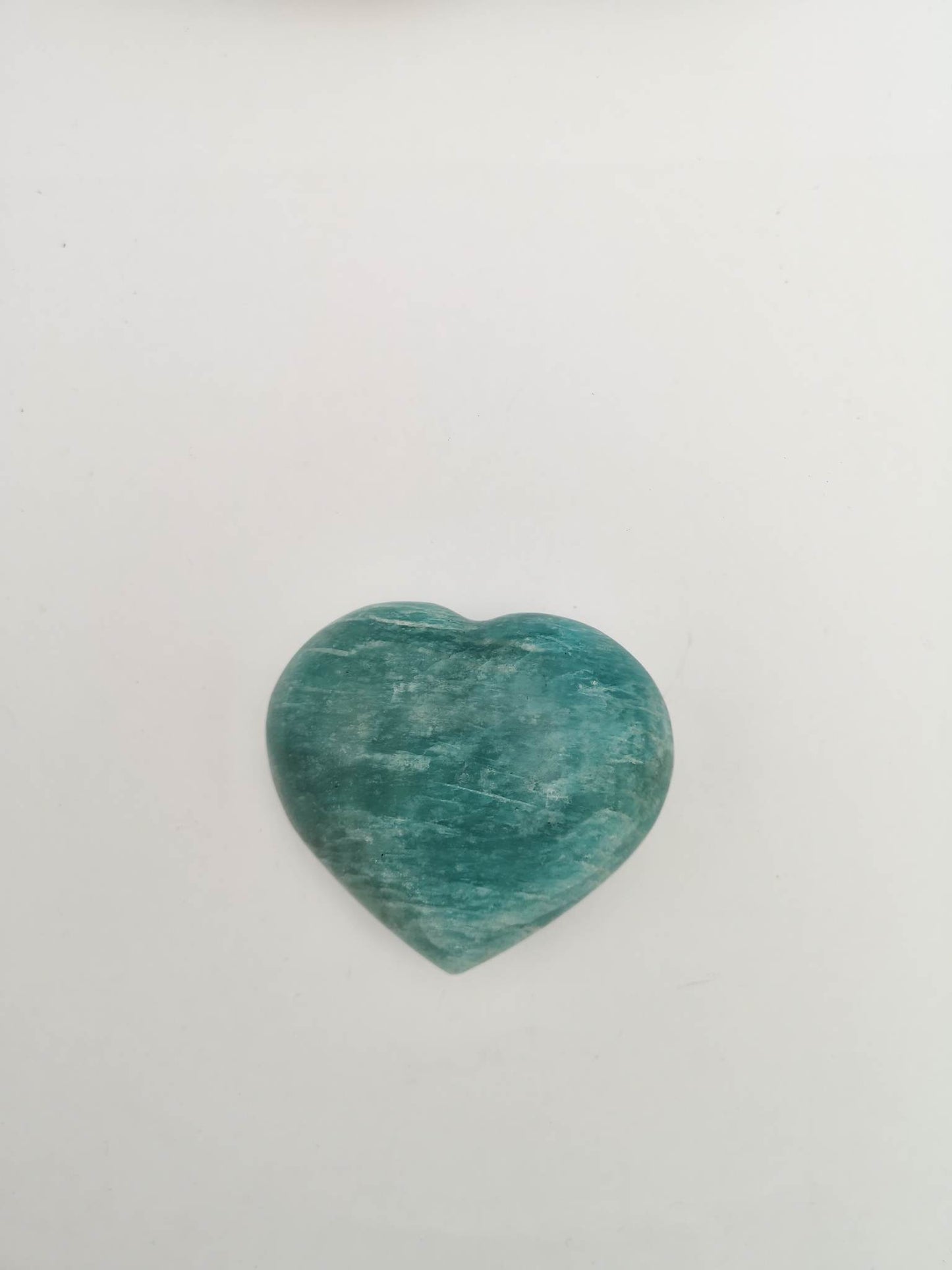 Grand coeur en AMAZONITE -A01
