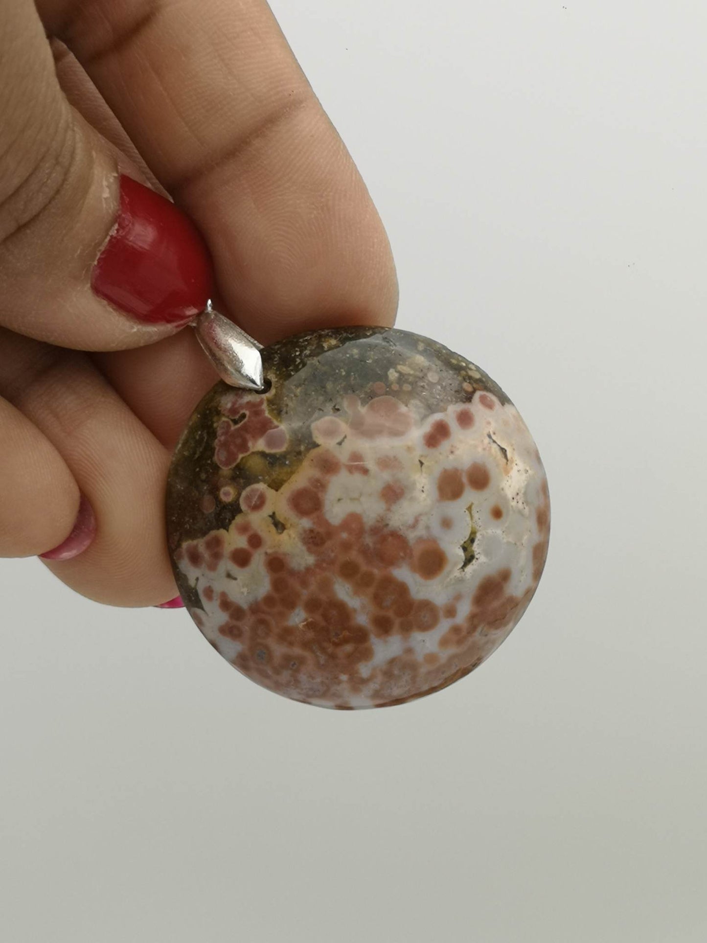 Pendentifs-JASPE ORBICULAIRE